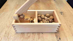 Nussknacker mit Hebel und Schalenfang, Buche