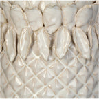 Nahaufnahme der Weißen Lotus Blätter