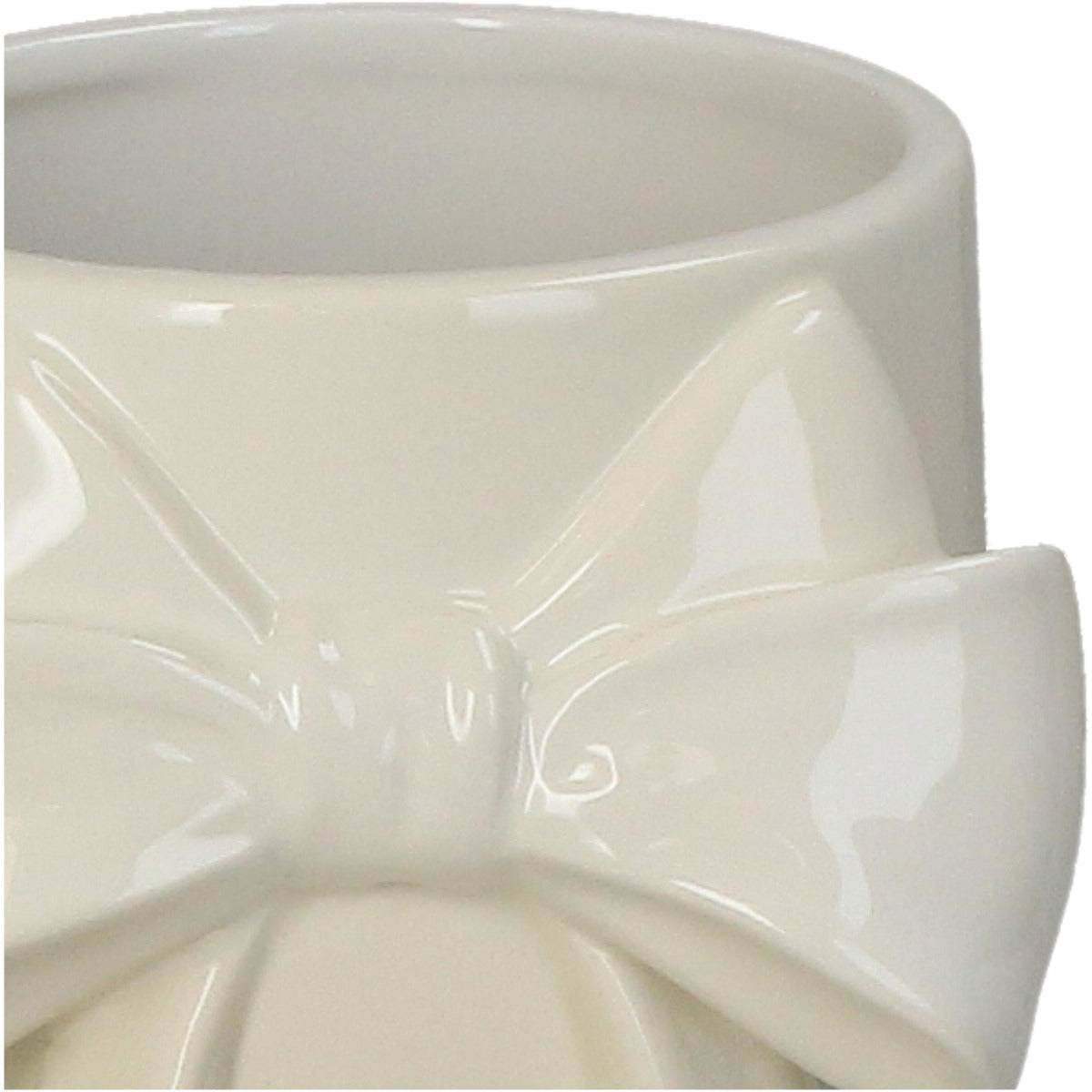 Deko Vase Weiß "White Grace"