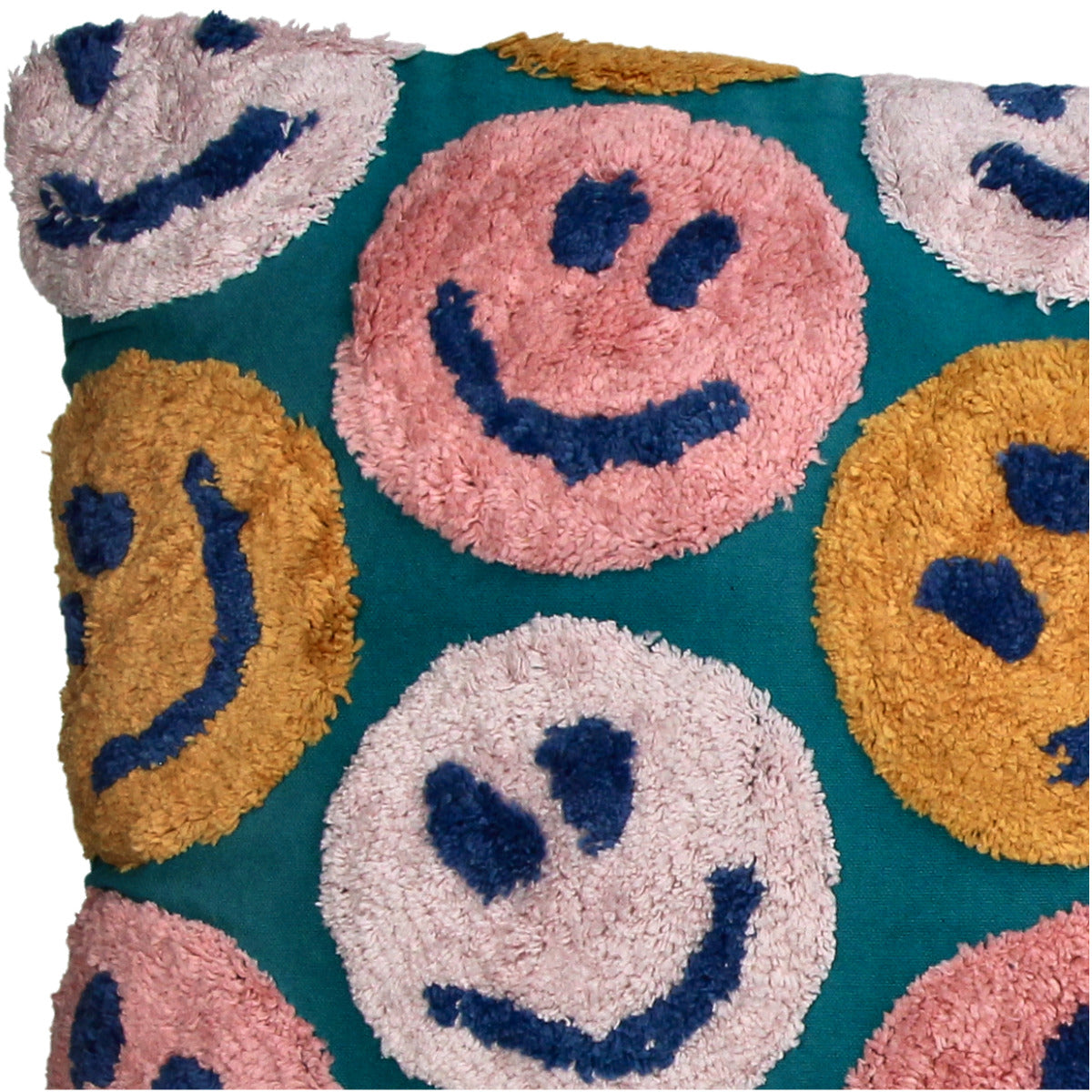 Nahaufnahme der verschieden farbigen Smileys