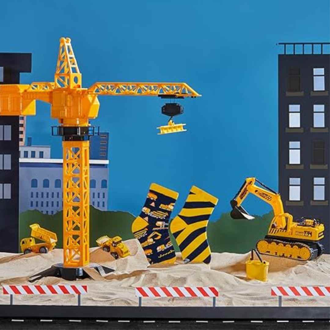 Kinder Motivsocken "SOCK THE BUILDER" Kids von Many Mornings