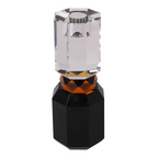 Kristallhalter - schwarz, bernstein, klar