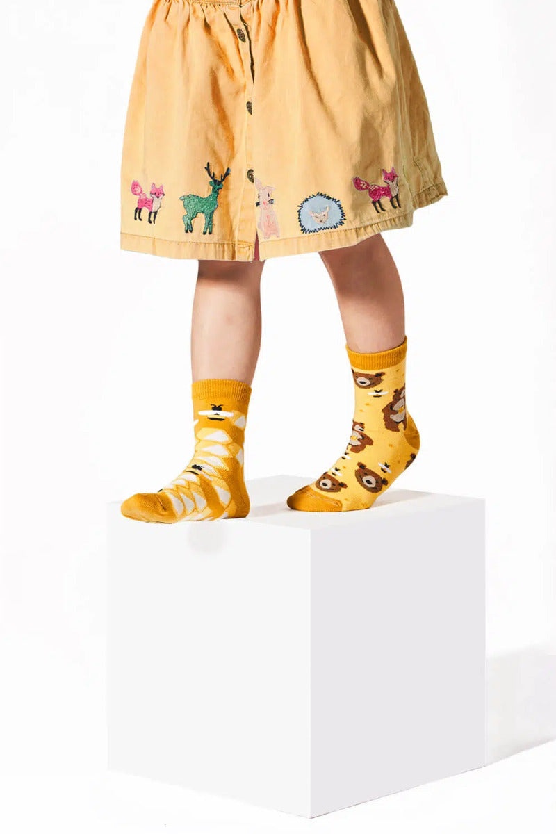 Motivsocken "HONEY BEAR KIDS" von Many Mornings