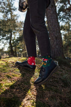 Motivsocken "MEET THE SHROOMS" von Many Mornings