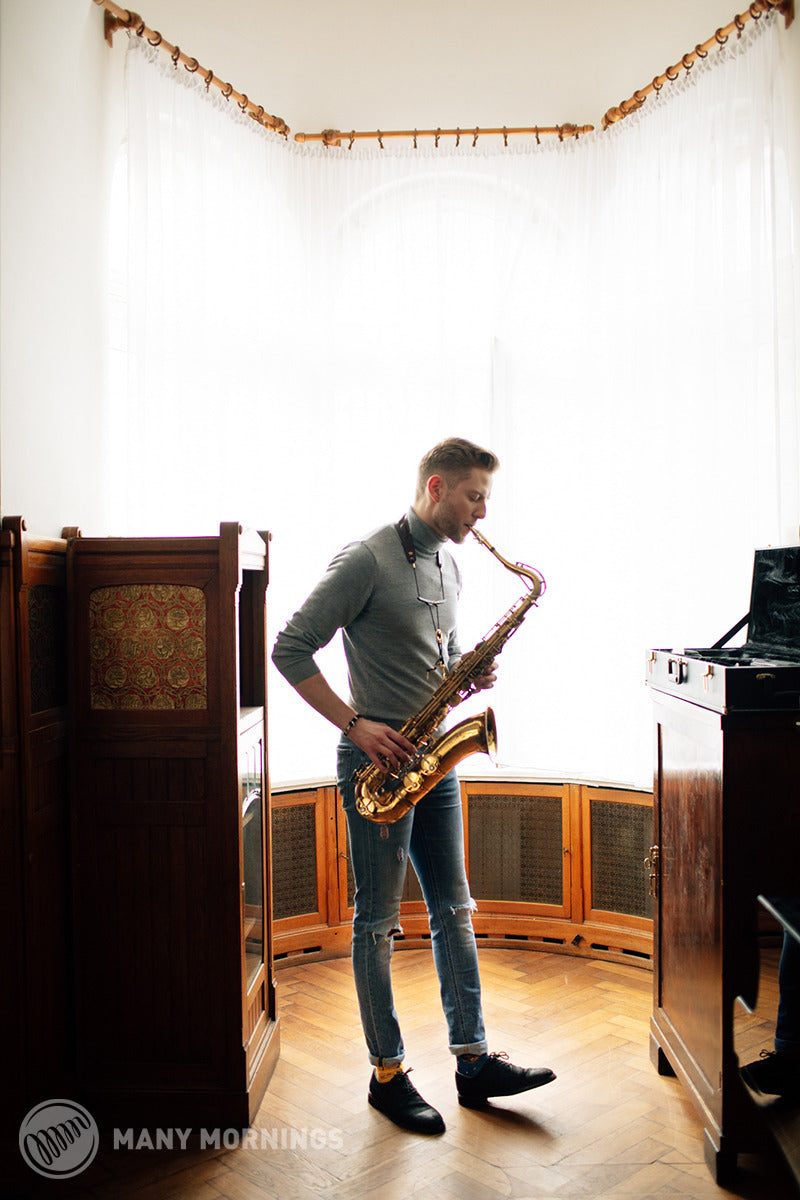 Motivsocken "MUSIC NOTES" von Many Mornings