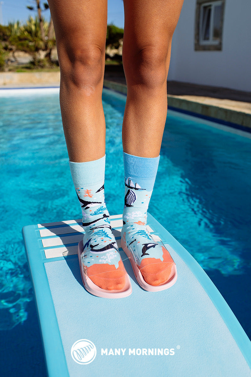 Motivsocken "OCEAN LIFE" von Many Mornings