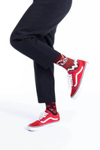 Motivsocken "ROTER PANDA" von Many Mornings