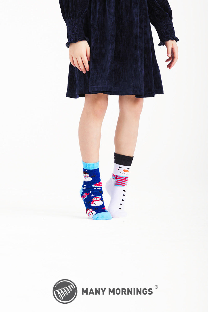 Kinder Motivsocken "SNOWMAN" Kids von Many Mornings