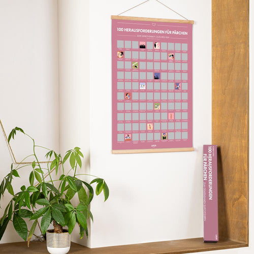 Rubbelposter 100 Herausforderungen für Pärchen