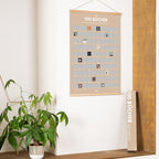 Rubbelposter 100 Bücher, Bucket List für Leseratten, 50x70cm