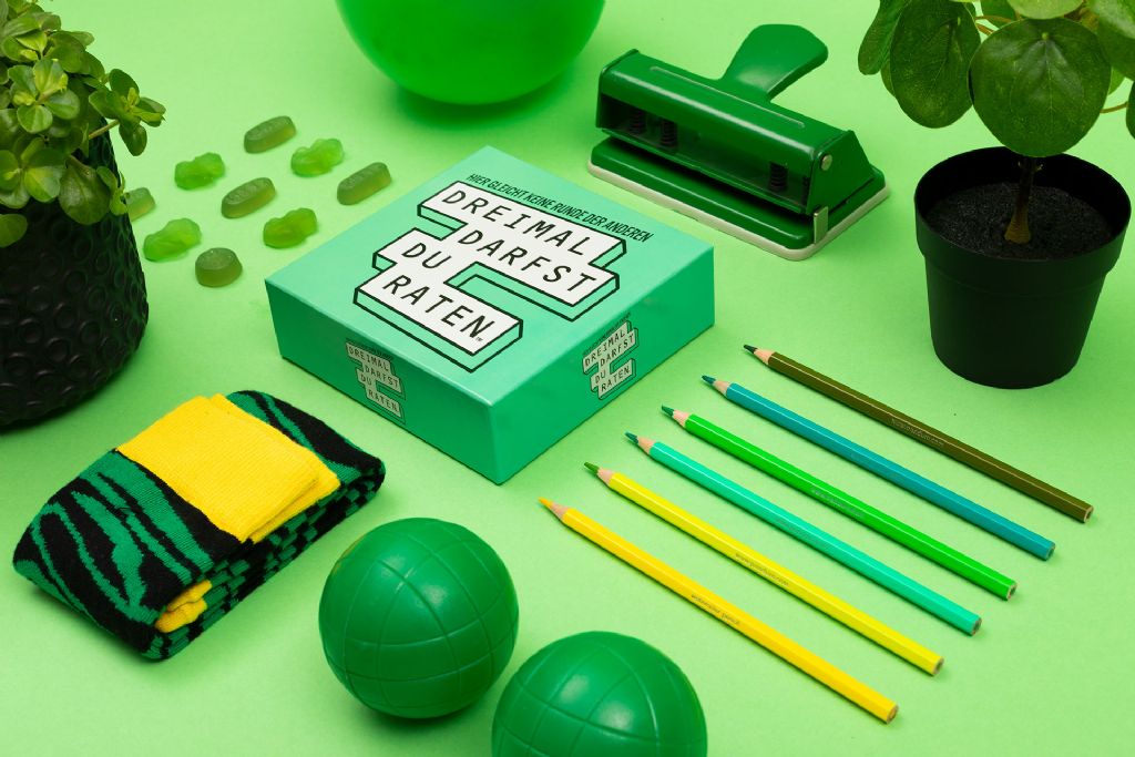 Gesellschaftsspiel "Dreimal darfst du raten"