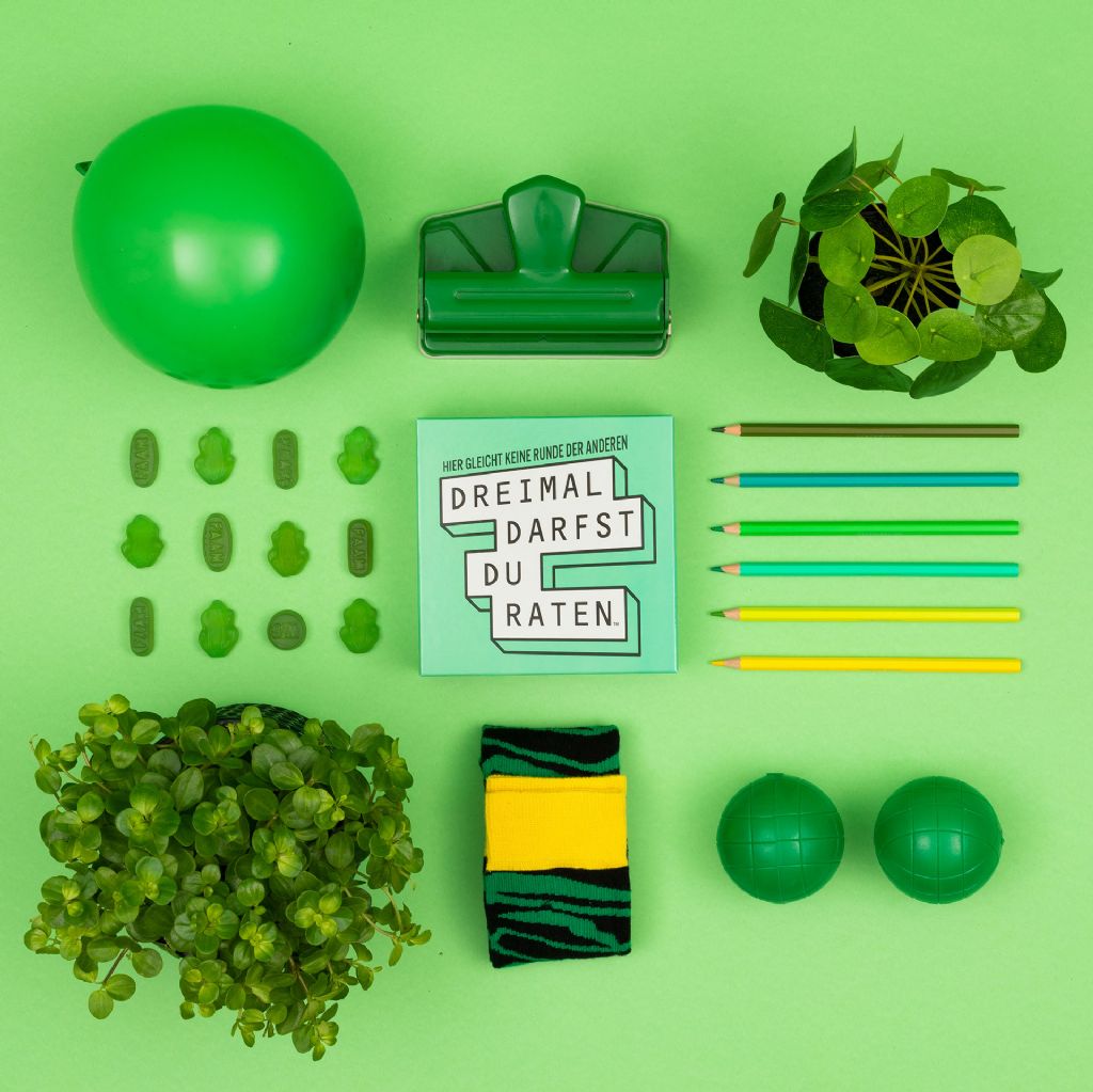 Gesellschaftsspiel "Dreimal darfst du raten"