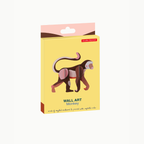 DIY Bausatz Affe flach verpackt in Kartonverpackung