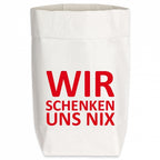 Papiertüte, klein-Hase sitzend, grau
