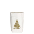 Papiertüte, klein-Weihnachtsbaum, metallic gold