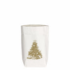 Papiertüte, klein-Weihnachtsbaum, metallic gold