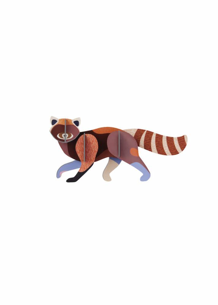 Wanddeko 3D Roter Panda