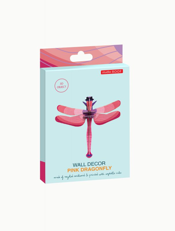 Ruby Dragonfly Wanddeko DIY