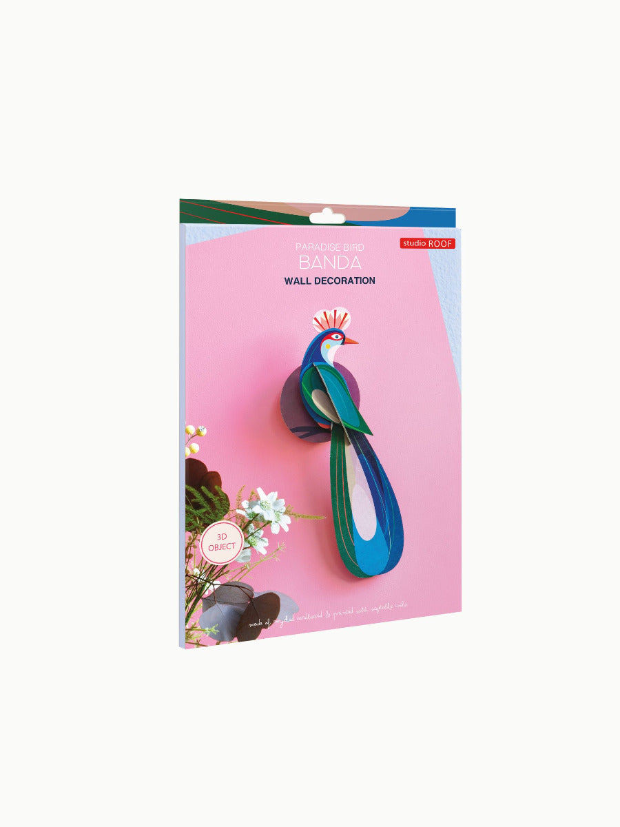 Wandobjekt 3D  Paradiesvogel Banda