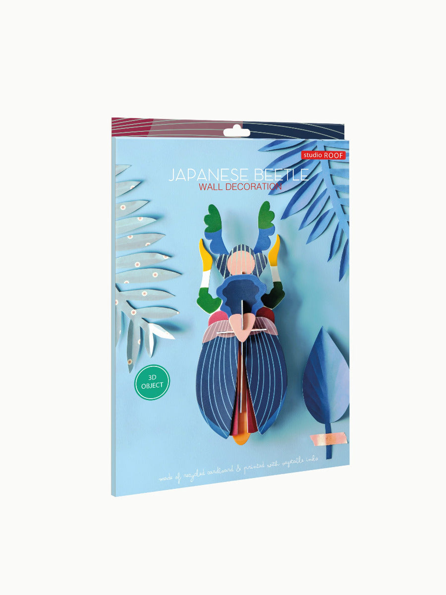 Verpackung der Wanddekoration "JAPANESE BEETLE"