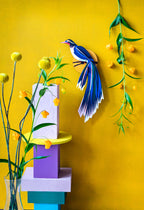 Wandobjekt 3D  Paradiesvogel Flores