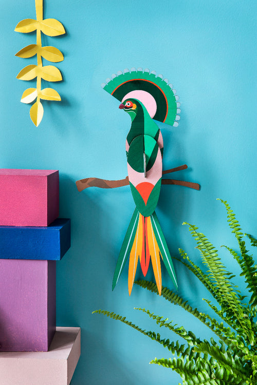 Wandobjekt 3D  Paradiesvogel Gili
