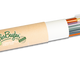 Glastrinkhalme 10er Set mit Bürste bunt
