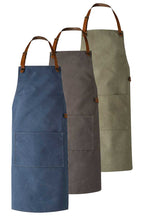 Küchenschürze Canvas-blau