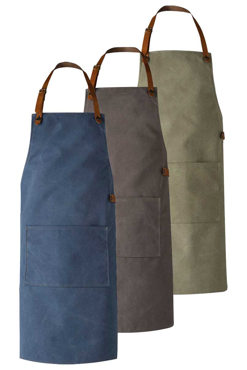 Küchenschürze Canvas-blau