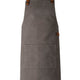 Küchenschürze Canvas-grau