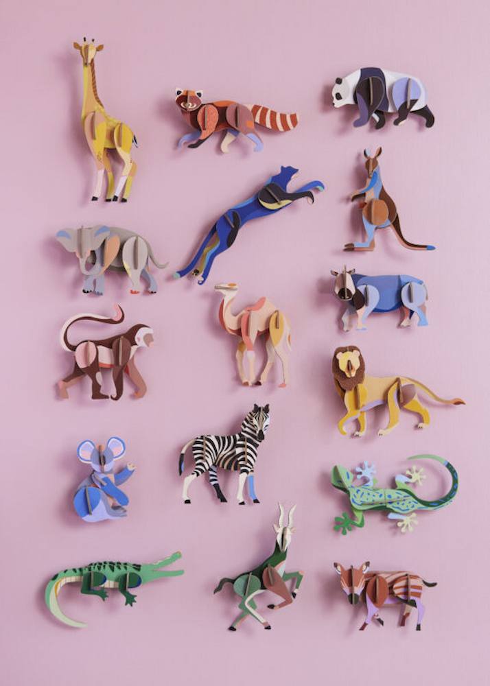 Wanddeko 3D Roter Panda