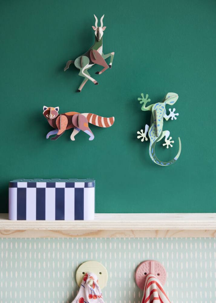 Wanddeko 3D Roter Panda