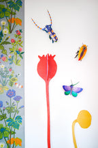 Wanddeko 3D Schmetterling Bläuling